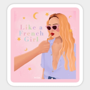 French girl Sticker